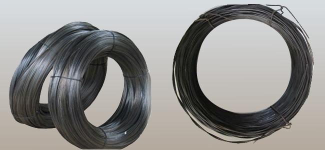 Black iron fence tying wire