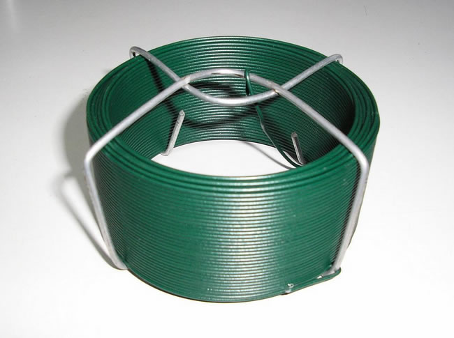 Green PVC Coated Wire