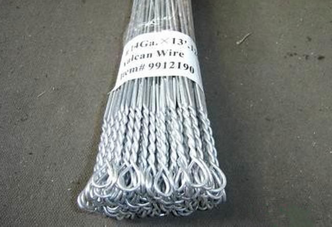 Electro galv.tie wire for cotton baling machine
