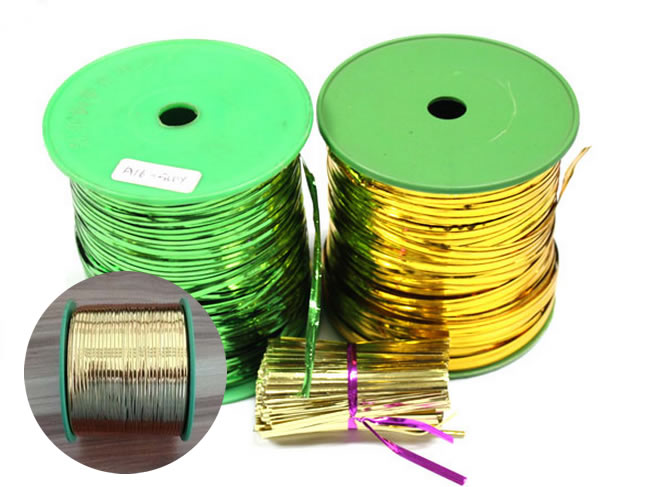 Metal Foil Wrapped Tying Wire